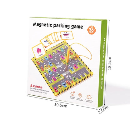 Montessori Magnetic Alphabet Maze Letter Puzzle Wooden Educational Toy Parking Lot Drawing Board Early Learning Activities Gifts