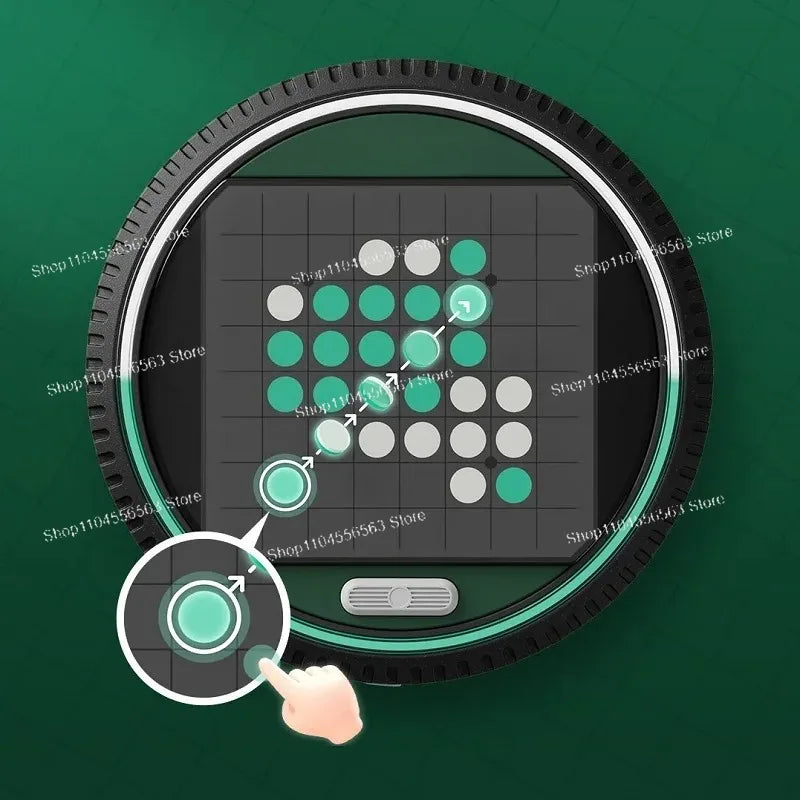 Smart AI-Powered Reversi (Othello) Chessboard - Interactive Teaching Mode, STEM Strategic Slide Toy for Kids Ages 8+