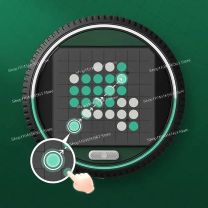 Smart AI-Powered Reversi (Othello) Chessboard - Interactive Teaching Mode, STEM Strategic Slide Toy for Kids Ages 8+