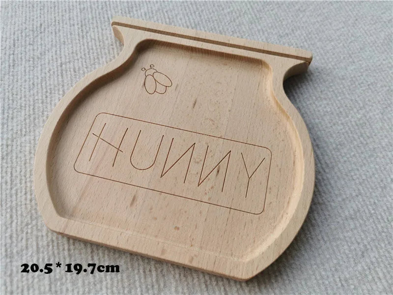 Montessori Toys Wooden Learning Tablet with Chalks Divided Trays Simulation Animals Matched English Study Cards
