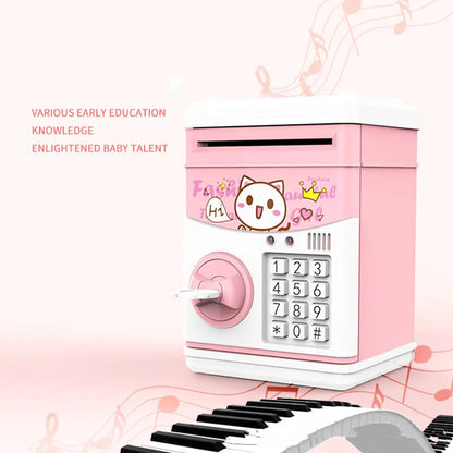 Creative Story Machine Multifunction Piggy Bank Unbreakable Kids Children Money Coin Saving Jar Storage Box Birthday Gifts Toys