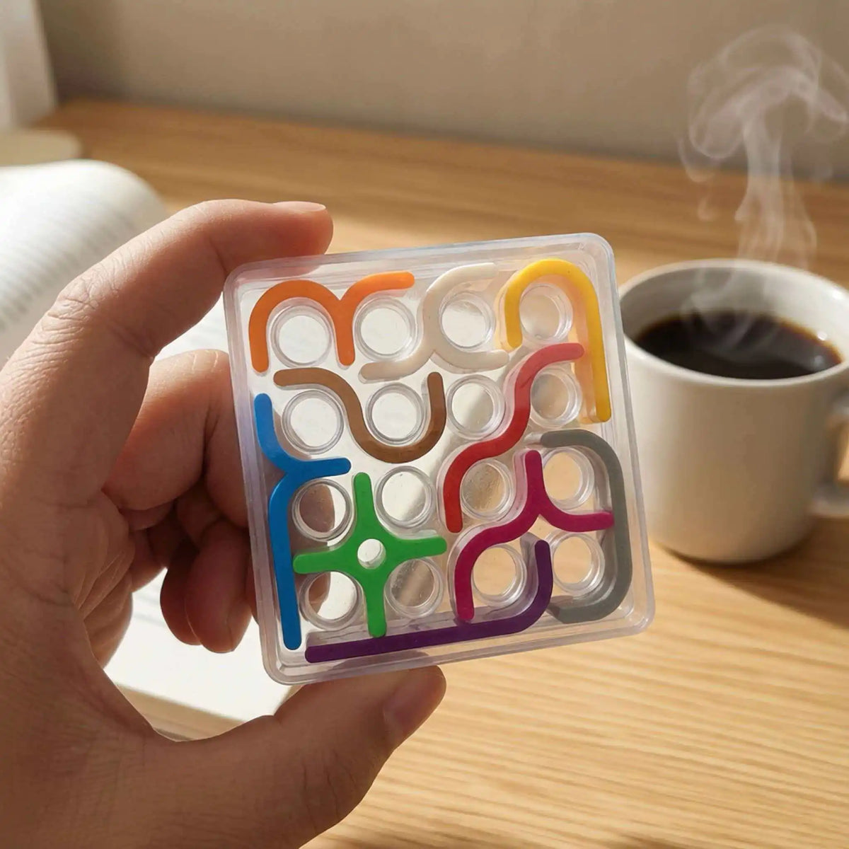 Creative Crazy Curves Puzzle Geometric Line Matrix IQ Challenges Logical Thinking Brain Teaser Toys Kids Educational Best Gifts
