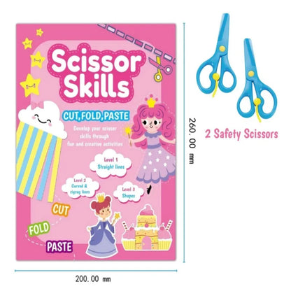 Children's Paper-Cut Book Creative Fun DIY Handmade Daily Activities Paste Toys Kindergarten Puzzle