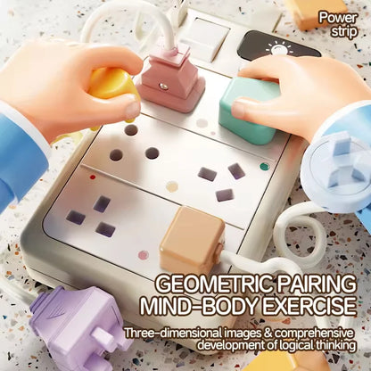 Educational Simulation Plug-In Toy Montessori Early Education Busy Board Enlightenment Toy For Babies Aged 3 To 6 Small Gift
