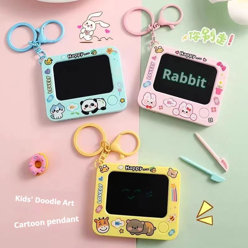 Creative Mini Magnetic Drawing Boards with Keychain Erasable Doodle&Sketch Pads DIY Painting for Kids Ages 3-6 Birthday Gifts