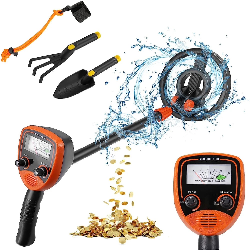 Kids Handheld Metal Detector Outdoor Toys Educational Treasure Finder Best Gift Location