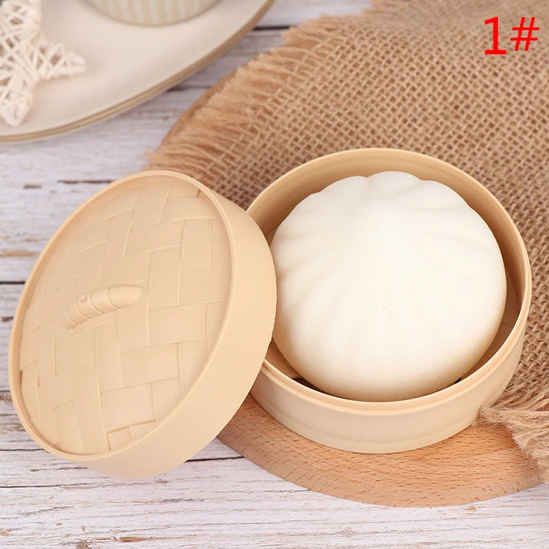 1 SET Fidget Sensory Toy Steamer Of Steamed Stuffed Bun Autism Special Needs Stress Reliever Stress Soft Relieve Toy