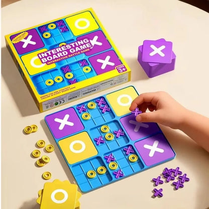 Creative Tic Tac Toe Board Game Montessori Funny Montessori Puzzle Table Game Thinking Exercise Cognitive Development