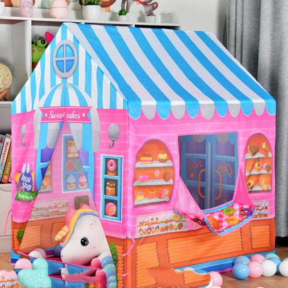 Children Play Tent Cute Small House Design Crawling Toy Multifunctional Playhouse For Boy Girl Parent Child Daily Interaction
