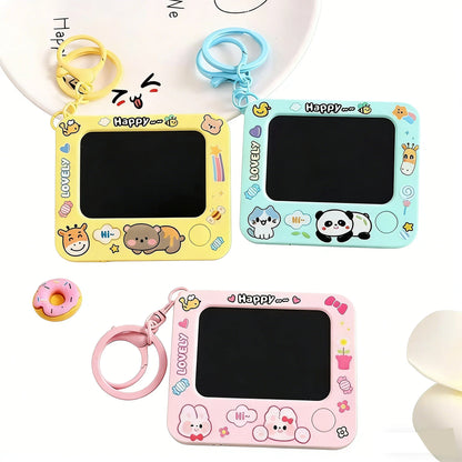 Creative Mini Magnetic Drawing Boards with Keychain Erasable Doodle&Sketch Pads DIY Painting for Kids Ages 3-6 Birthday Gifts