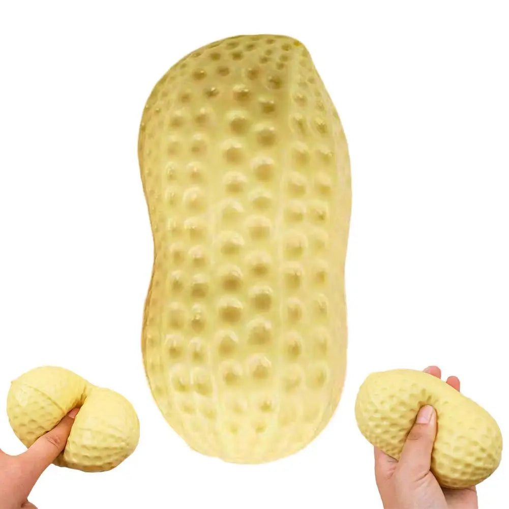 Peanut Stress-relieving Toys Slow Rebound Soft Squeeze Toy Decompression Toy for Adults for ADHD Autism Sensory Toy