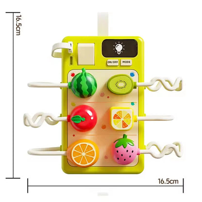 Educational Simulation Plug-In Toy Montessori Early Education Busy Board Enlightenment Toy For Babies Aged 3 To 6 Small Gift