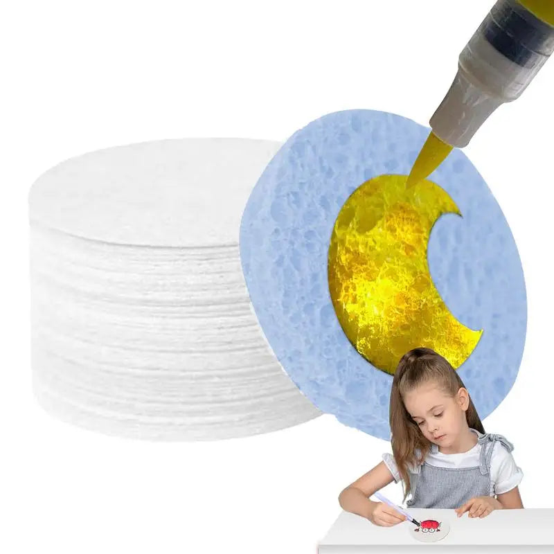 Kids 10X Magic Foam Texture Paper Drawing Cellulose Cards Creative 3D DIY Art Craft Supplies for Acrylics Painting Educational