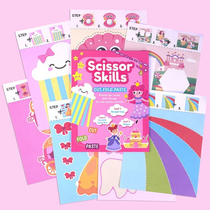 Children's Paper-Cut Book Creative Fun DIY Handmade Daily Activities Paste Toys Kindergarten Puzzle