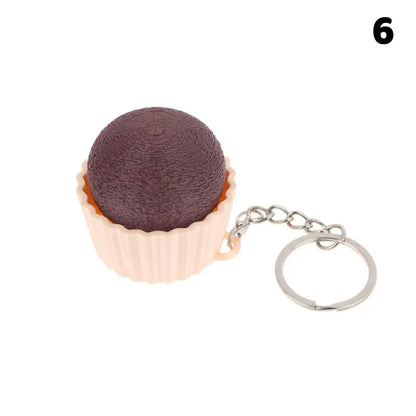 Fidget Toy Simulated Chocolate Keyboard Keychain Push Bubble Clicker Stress Relief Sensory Play for Kids and Adults