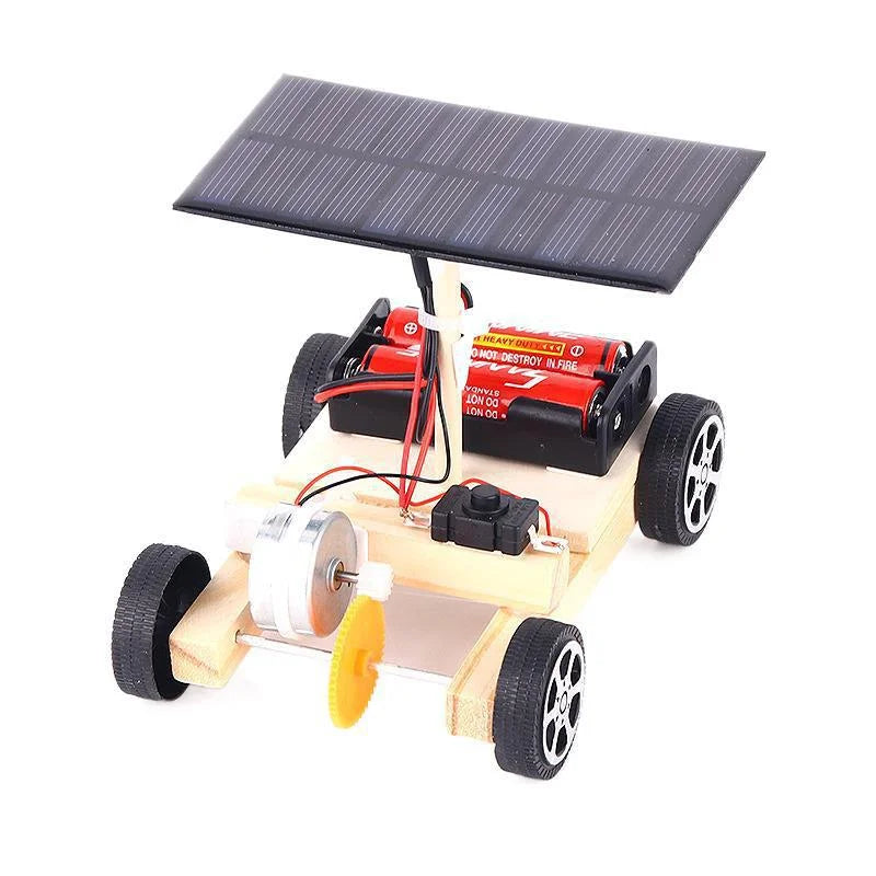 Assemble Solar Car Creative Inventions Motor Ability Of Children Active Thinking DIY Electronic Kit Technology Toys For Kids