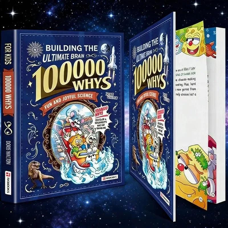 Children's Comic Book Set, Leadership Enlightenment, Emotional Intelligence and Social Training, 10000 Why Science Encyclopedias