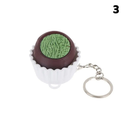 Fidget Toy Simulated Chocolate Keyboard Keychain Push Bubble Clicker Stress Relief Sensory Play for Kids and Adults