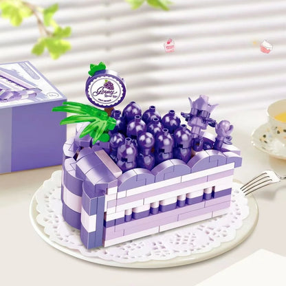 Creative DIY Birthday Cake Building Blocks Mini Assembly Bricks Educational Toy, For Boys Girls Kids Children, Birthday Party Gi