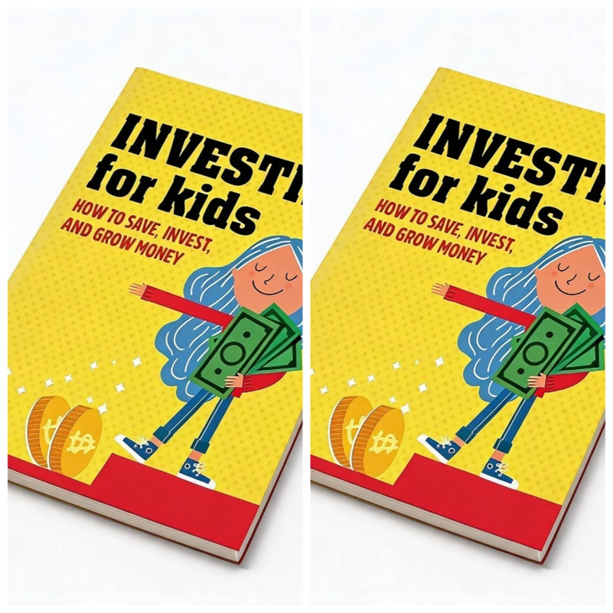 Kids Investing Book Ages 8-12 Financial Literacy Guide Teach Children Save Invest Grow Money Finance Learning Workbook