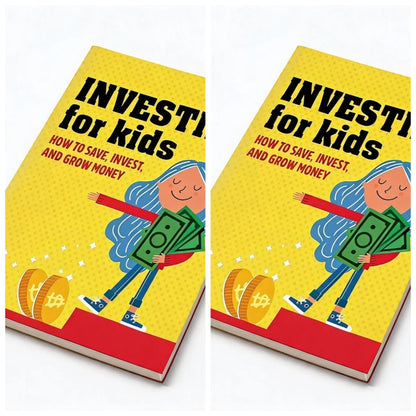 Kids Investing Book Ages 8-12 Financial Literacy Guide Teach Children Save Invest Grow Money Finance Learning Workbook