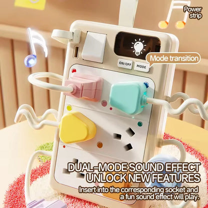 Educational Simulation Plug-In Toy Montessori Early Education Busy Board Enlightenment Toy For Babies Aged 3 To 6 Small Gift