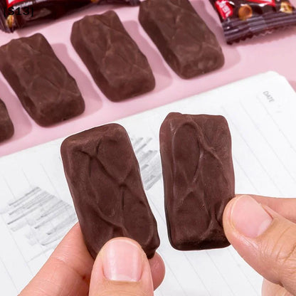 Creative Simulation Chocolate Shaped Rubber Eraser Cute Cartoon Erasers Student School Office Stationery Prize Kids Gifts[Q]Q@