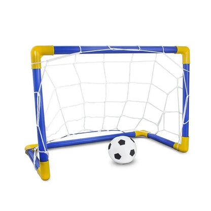 1Set Little Kids Indoor/Outdoor Durable Football Play Kit Premium Portable Soccer Goal Set Endless Hours of Fun and Playing Time