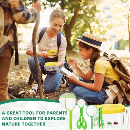Kids Explorer Kit, Outdoor Adventure Camping Kit & Bug Catcher Kit, Educational Nature Exploration Toys Gift For Boys & Girls