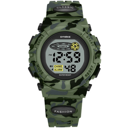 Digital Watch for Kids, Waterproof LED Lights Luminous Watches, Children Wristwatch Boys Students Electronic Wrist Watch