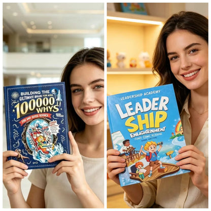 Children's Comic Book Set, Leadership Enlightenment, Emotional Intelligence and Social Training, 10000 Why Science Encyclopedias