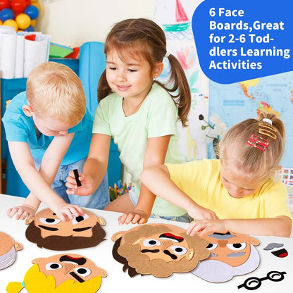 Montessori Social Emotional  Boards Sensory Toys  for Kids & Toddlers, Emotional Learning Activities for Boys  & Girls