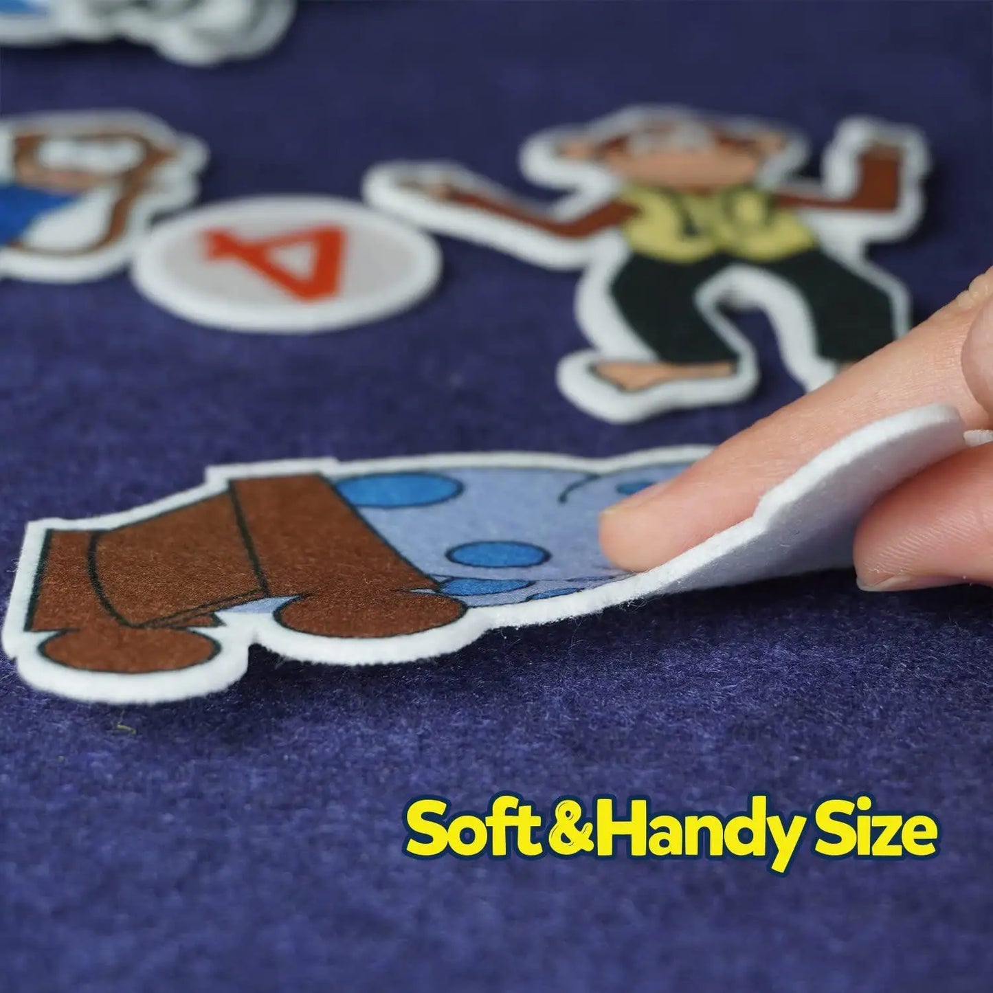 Preschool Educational Playset, Creative Learning Tool, Craft Toy Gifts for Kids, Felt Boards & Storytelling Board