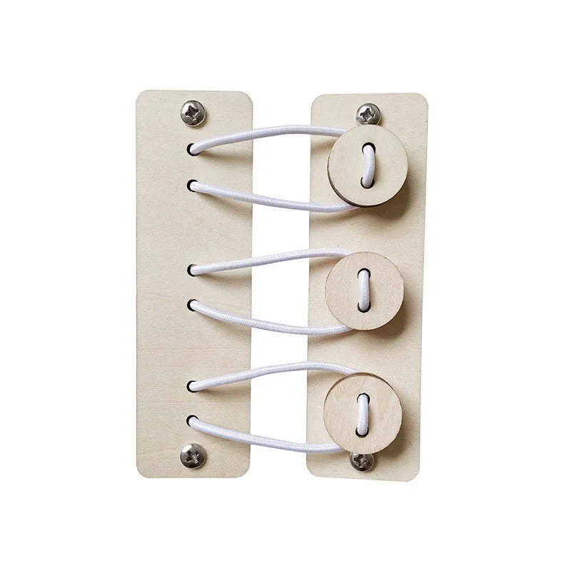 Kindergarten Montessori Busy Board  Accessories Caterpillar Gear LED Lamp Bell Roller Counting Bead Wall Toy Educational Toy