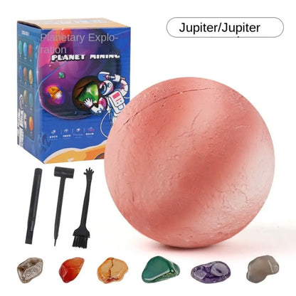 Science Educational Explore Planet Dig Kit Kids Excavation Toys Mining Kit Crystals  Mega Gemstone Education Excavation Kit