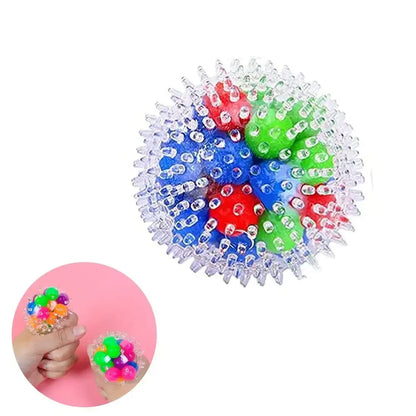 Creative Stress Relief Balls Colorful Squeeze Ball Water Bead Decompression Fidget Toy for Kids Adults Anxiety Autism ADHD