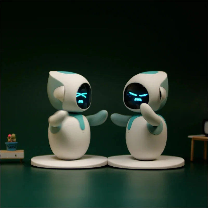Eilik AI Smart Robot with Emotional Interaction Cute Blue/Pink Multiple Modes Electronic Automation Gift for Vocal Fun,in stock