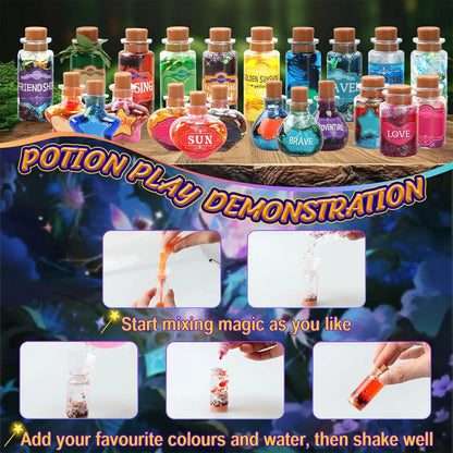 Kids Science Experiment Kit DIY Magic Potion Toy Set Colorful Box Educational Chemical Experiments for Children