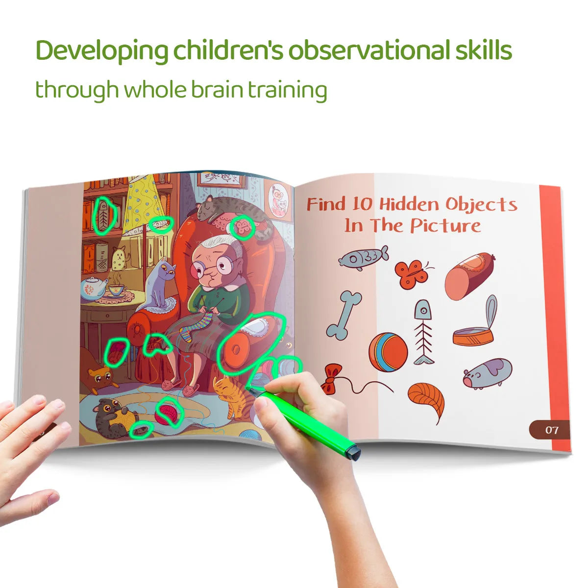 5PCS The Attention Adventure Books for Kids – Fun Games & Exercises to Strengthen Focus and Concentration Skills