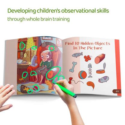 5PCS The Attention Adventure Books for Kids – Fun Games & Exercises to Strengthen Focus and Concentration Skills