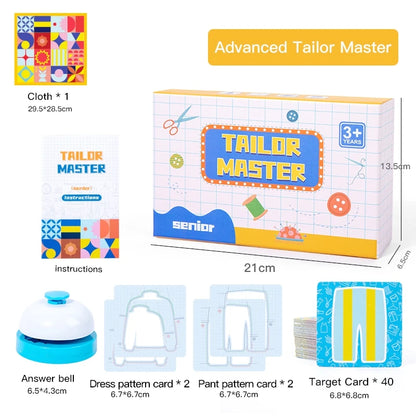 Montessori Kid Matching Board Game Color Shape Puzzle Educational Family Party Brain Training Interactive Tailor Battle Toy