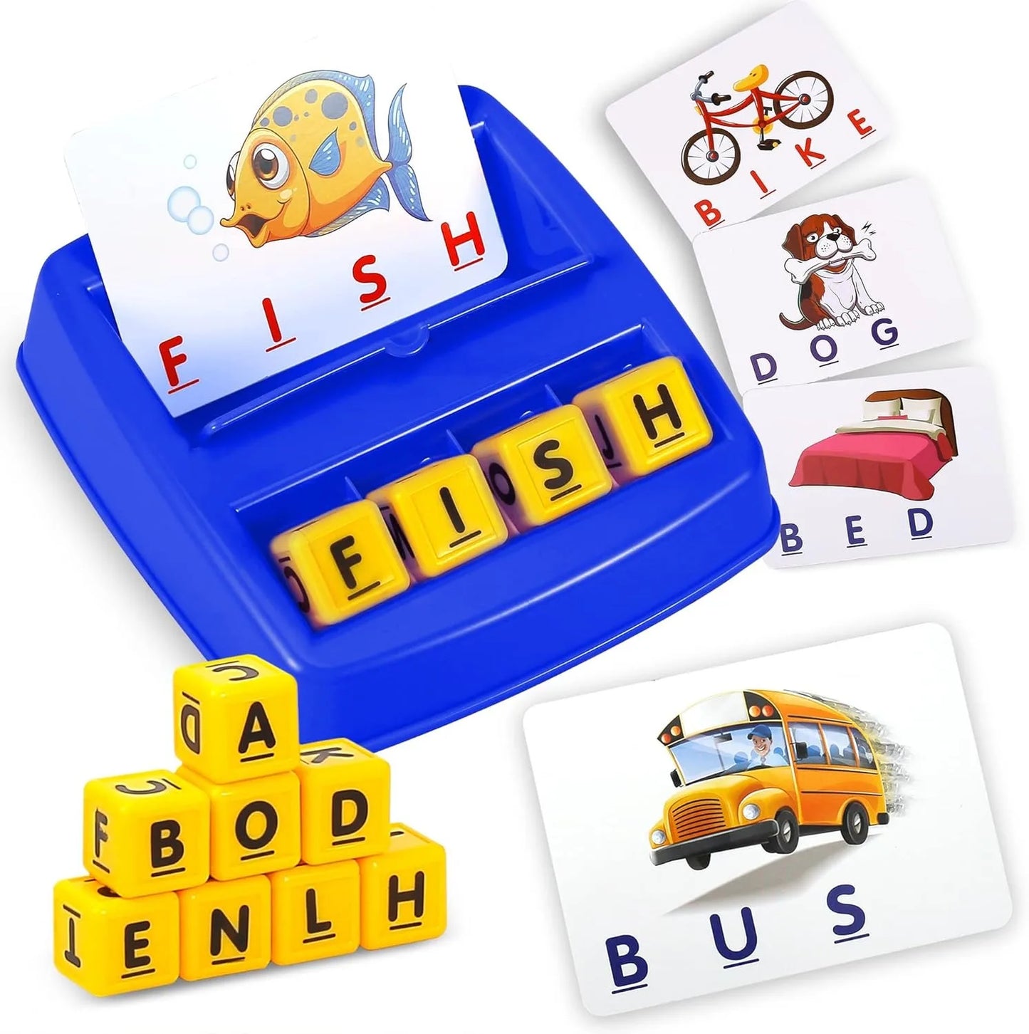 Learning Games for Kids Ages 3-8, Matching Letter Game for Kids Toys Ages 3-8 Educational Toys for 3-8 Year Olds Boys Girls