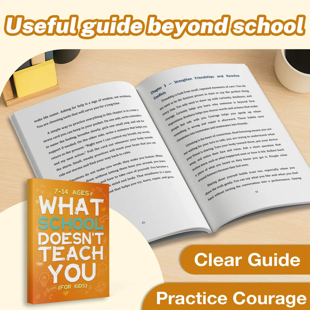 What School Doesn’t Teach You — Life Skills & Emotional Intelligence Guide for Children | Build Confidence, Independence