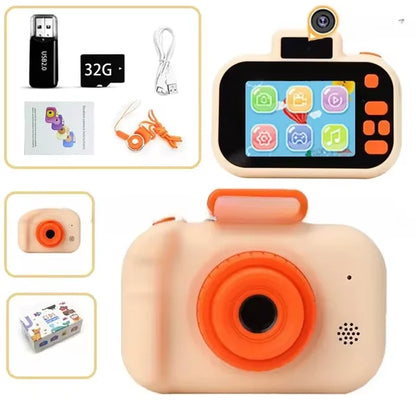 Children Camera 4000W Pixels 1080P HD Screen Dual Cameras Kids Electric Toys For Baby Camara Foto Infantil Children's Gifts