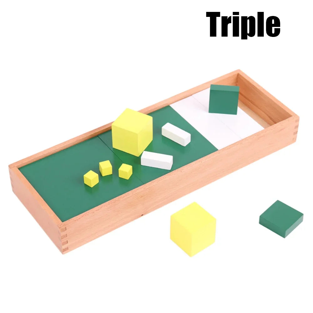 Montessori Math Teaching Binomial Trinomial Kids Wooden Toys Sensory Play Math Learning Toys For Kids 3+ Years Old Educational