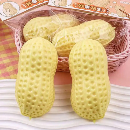 Peanut Stress-relieving Toys Slow Rebound Soft Squeeze Toy Decompression Toy for Adults for ADHD Autism Sensory Toy