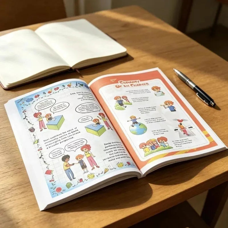 Kids Leadership Enlightenment Comic Book | Leadership Academy Funny Educational Story Book for Children Self Development