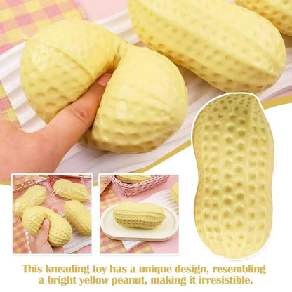 Peanut Stress-relieving Toys Slow Rebound Soft Squeeze Toy Decompression Toy for Adults for ADHD Autism Sensory Toy