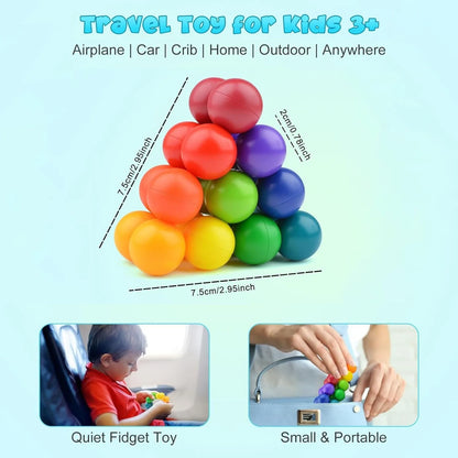 Sensory Toys for Kids with Autism, Fidget Toys for Adults Airplane Car Travel Toys Christmas Stocking Stuffers Present