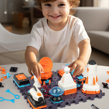 Science Toy DIY Electronic Blocks Kits Children Circuits Educational Toys Exploration Equipment Set Physical Toys for Kids